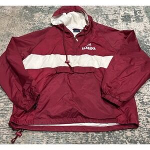 Vintage 90s Alabama Crimson Tide Storm Duds Windbreaker Jacket Men's XL